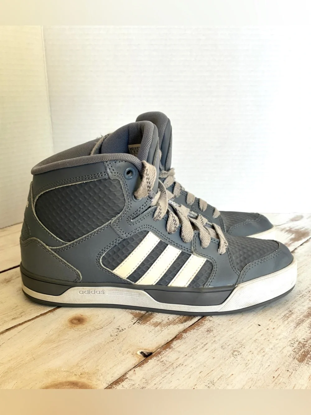 Adidas Neo Raleigh Mid retro basketball sneakers streetwear sz 6.5 men’s Rare